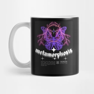 Abstract Butterfly Lightning Art - Metamorphosis Star Design Mug